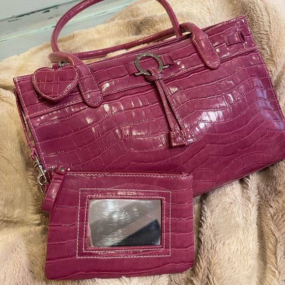 CL America Pink Handbag/Purse Set - Picture 1 of 13